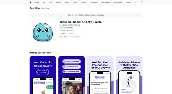 charisme: Social Anxiety Coach