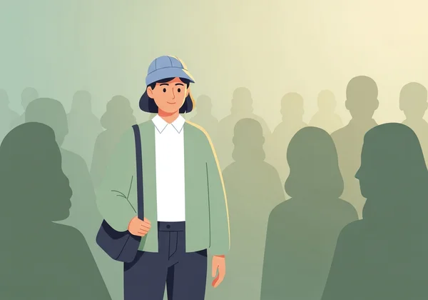 Social anxiety management illustration