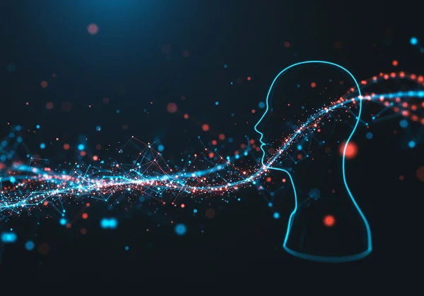AI analyzing social anxiety data for patterns